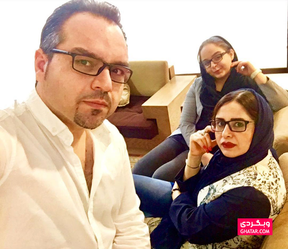 عکس شهرام قائدی به همراه همسر و دخترش