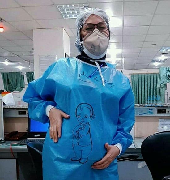 پرستار باردار و کرونا