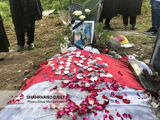 مراسم هفتم رومینای 14 ساله
