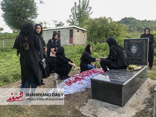 مراسم هفتم رومینای 14 ساله