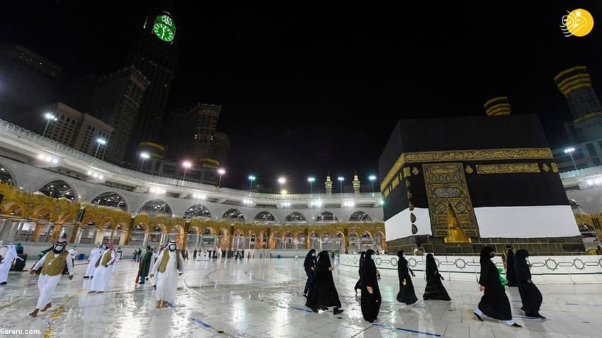 مراسم حج کرونایی