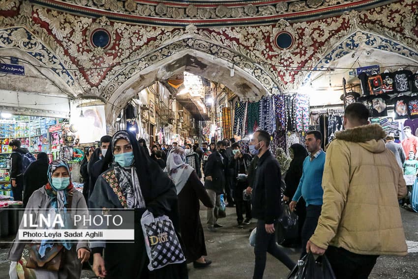 بازار تهران در روزهای کرونایی