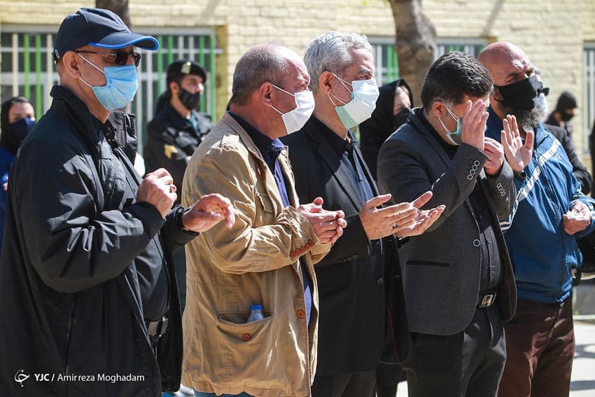 تشییع جنازه آزاده نامداری