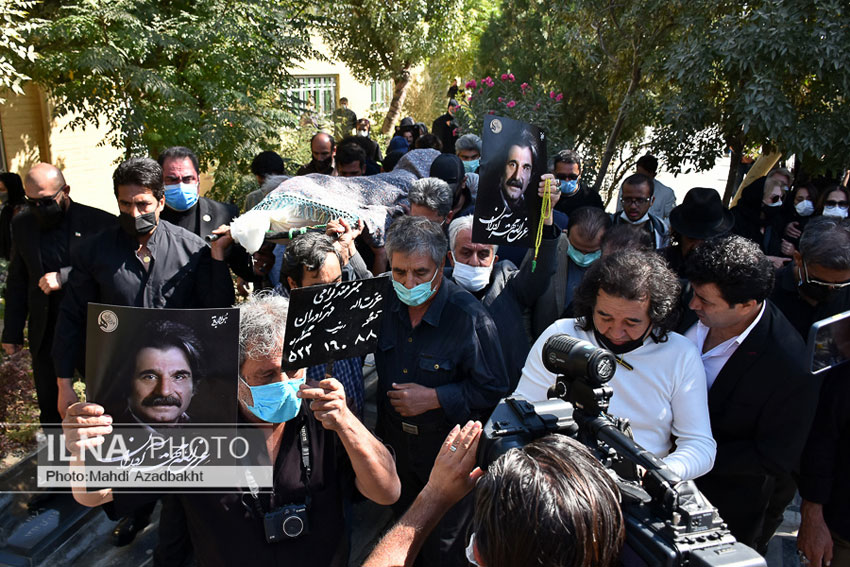 مراسم تشییع پیکر مرحوم عزت الله مهر آوران