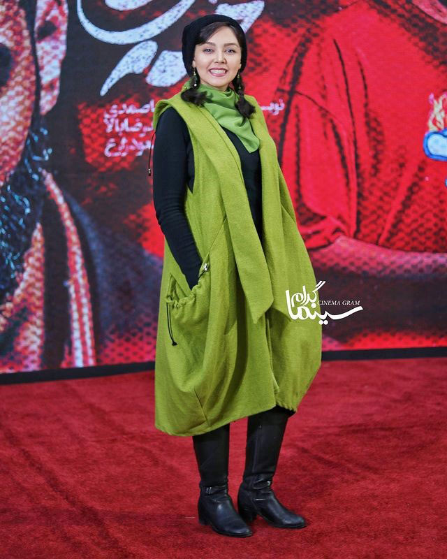 ندا قاسمی در اکران خصوصی فیلم صحنه زنی