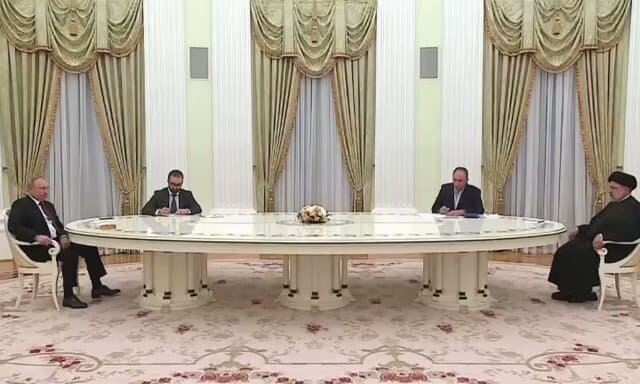 دیدار پوتین و با رئیسی 