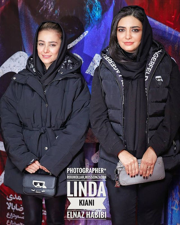 لیندا کیانی و الناز حبیبی اکران صحنه زنی