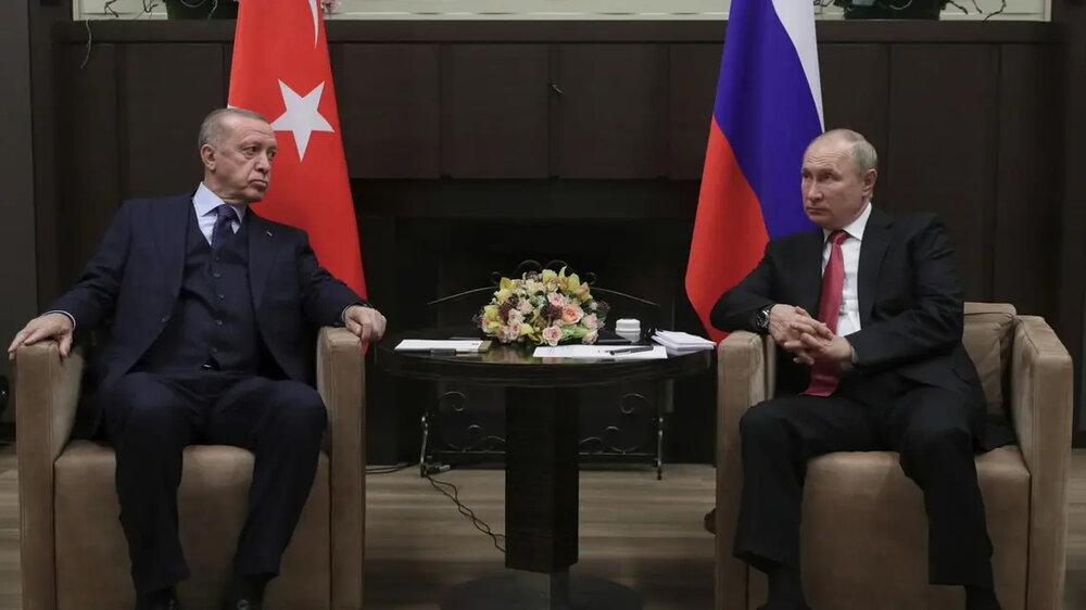 دیدار پوتین با اردوغان