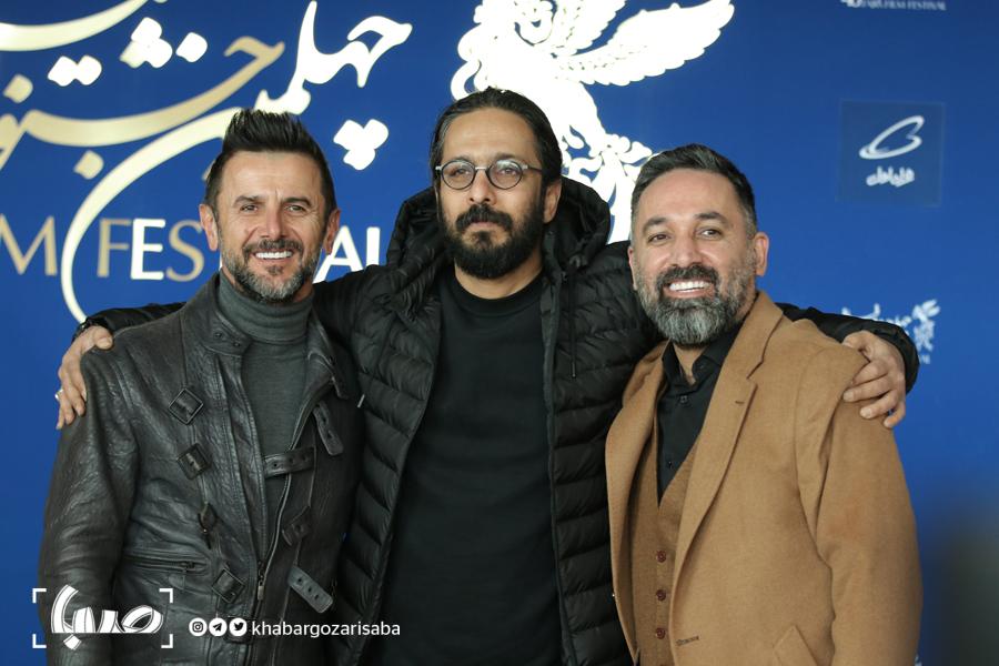 امین حیایی و کارگردان برف آخر