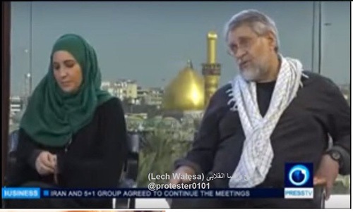 نادر طالب زاده و کاترین شکدم