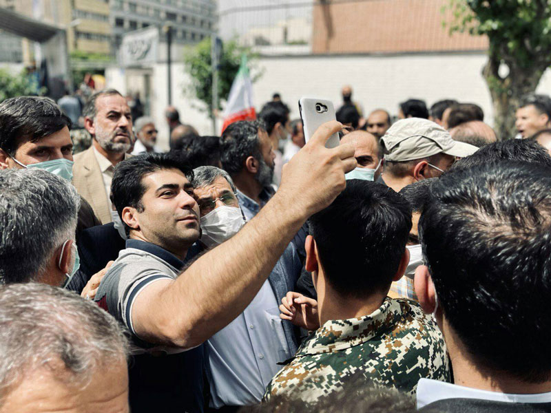 سلفی با احمدی نژاد