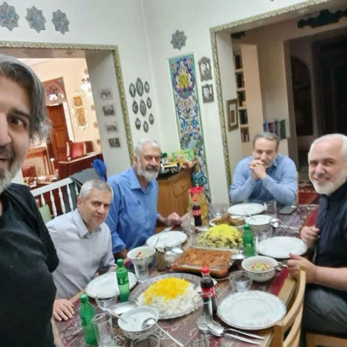 جواد ظریف، صادق خرازی، عباس عراقچی، غلامعلی خوشرو و مرتضی سرمدی