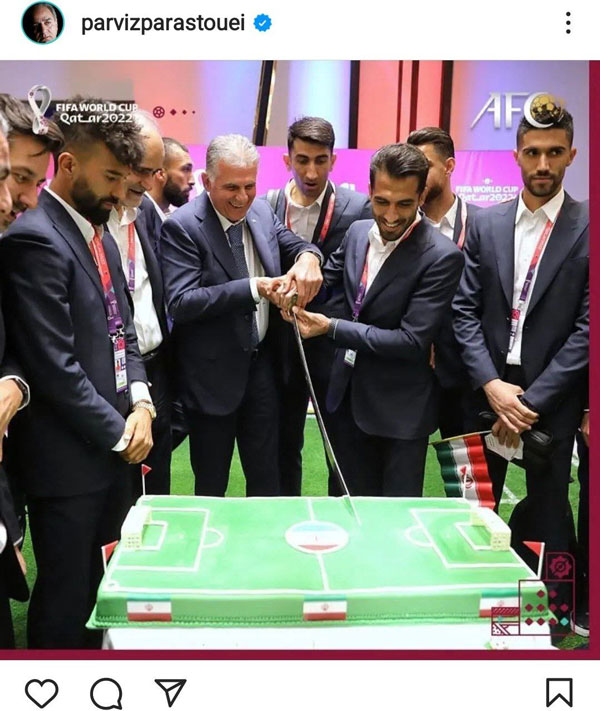 پست اینستاگرامی پرویز پرستویی