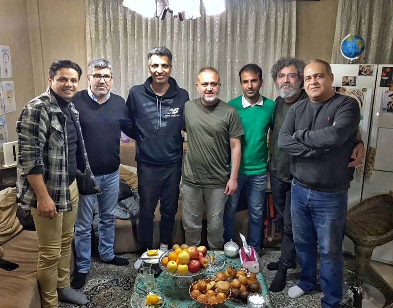 دیدار عادل با احسان پیربرناش