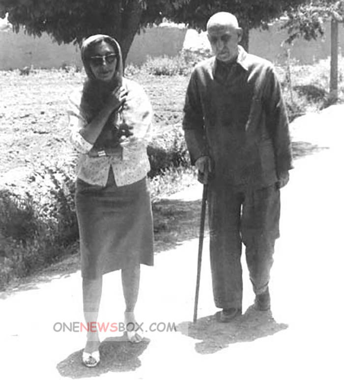 دکتر مصدق حصر خانگی در احمدآباد مستوفی
