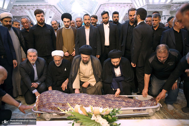 تشییع سینا علیخانی، نوه حجت الاسلام و المسلمین شیخ قدرت الله علیخانی