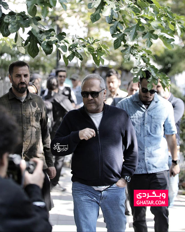 رامبد جوان در تشییع جنازه داریوش مهرجویی