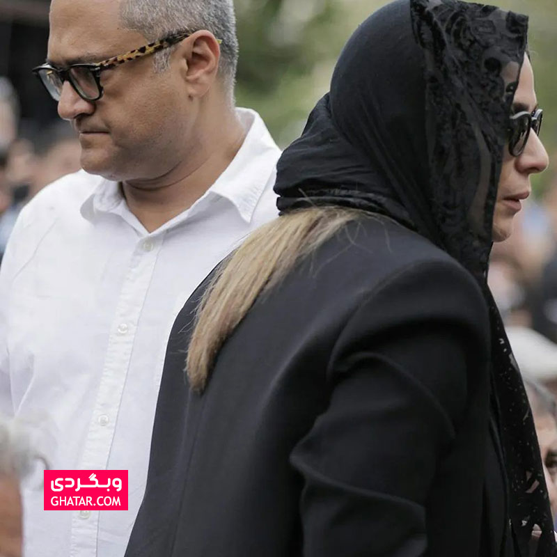 رامبد جوان و سحر دولتشاهی در تشییع آتیلا پسیانی