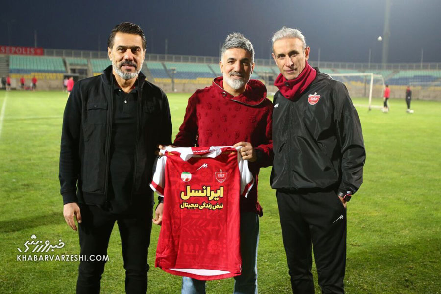 مهدی شیری در تمرین پرسپولیس