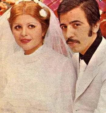 ازدواج علی حاتمی و زری خوشکام