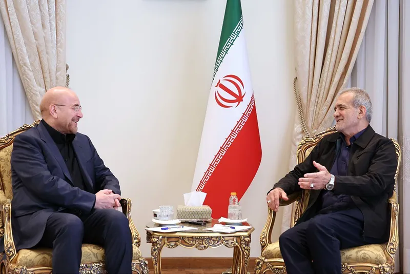 دیدار قالیباف و پزشکیان