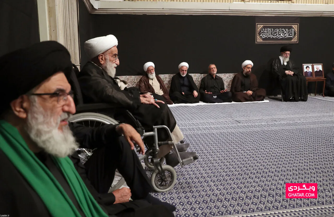 آیت الله جنتی روی ویلچر