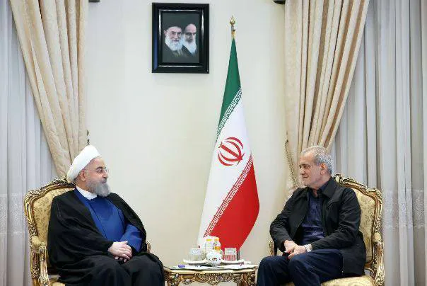 دیدار روحانی و پزشکیان