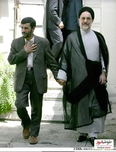 احمدی نژاد و خاتمی