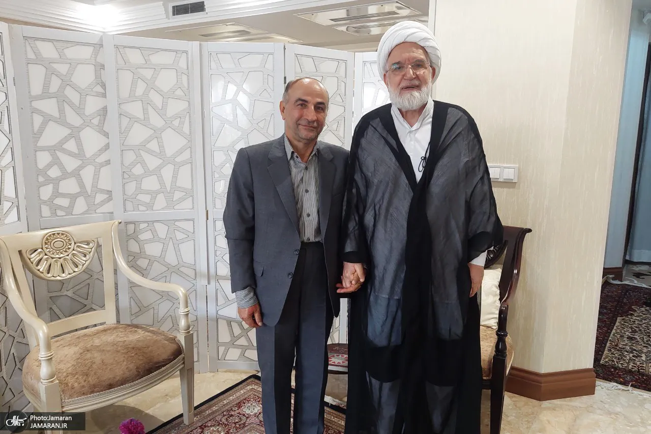 مهدی کروبی و سیداحمد حسینی