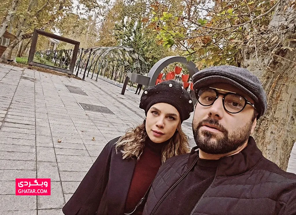 احسان خواجه امیری و زنش لیلا ربانی