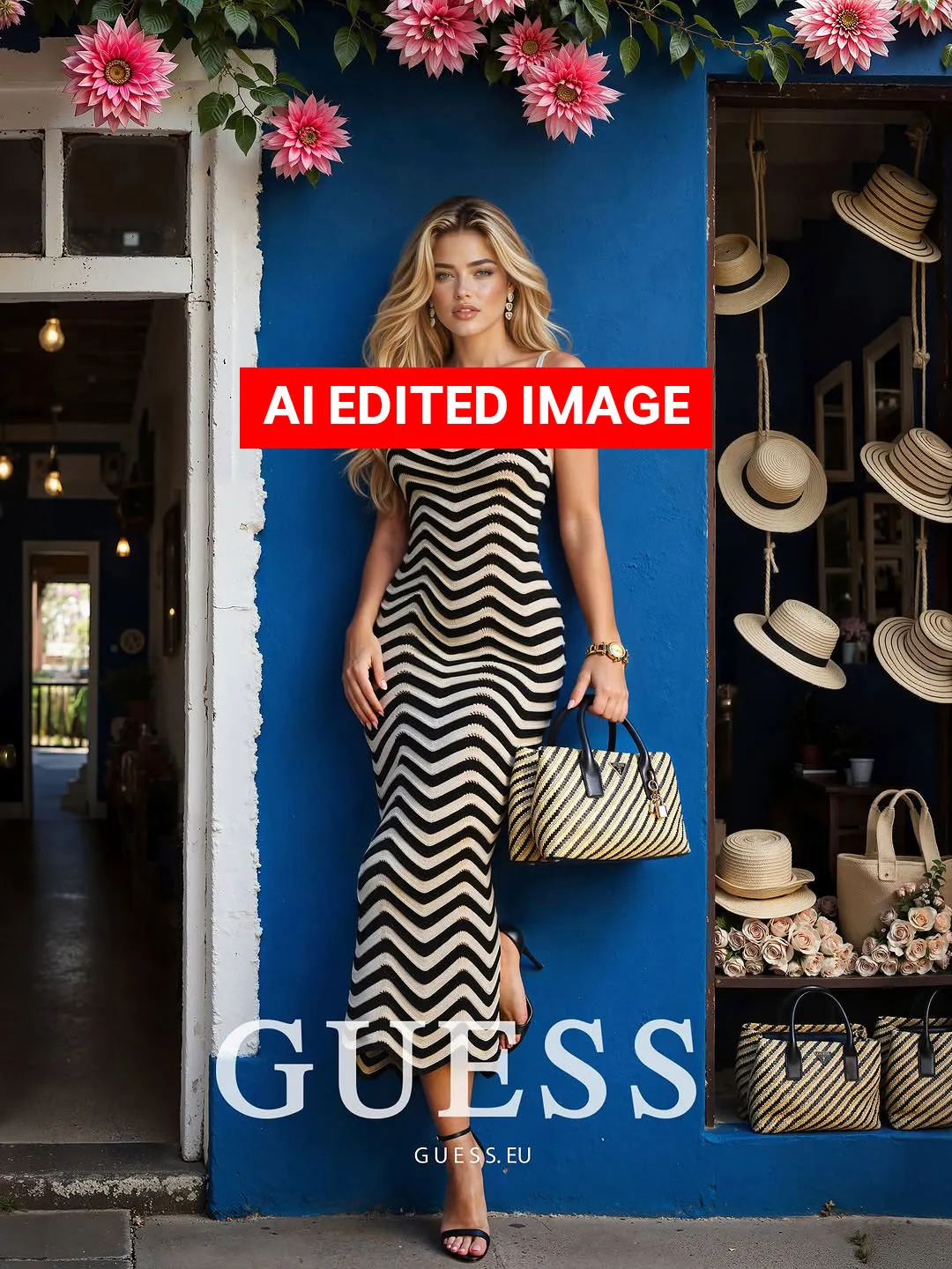 ویوین و آناستازیا مانکن هوش مصنوعی Guess