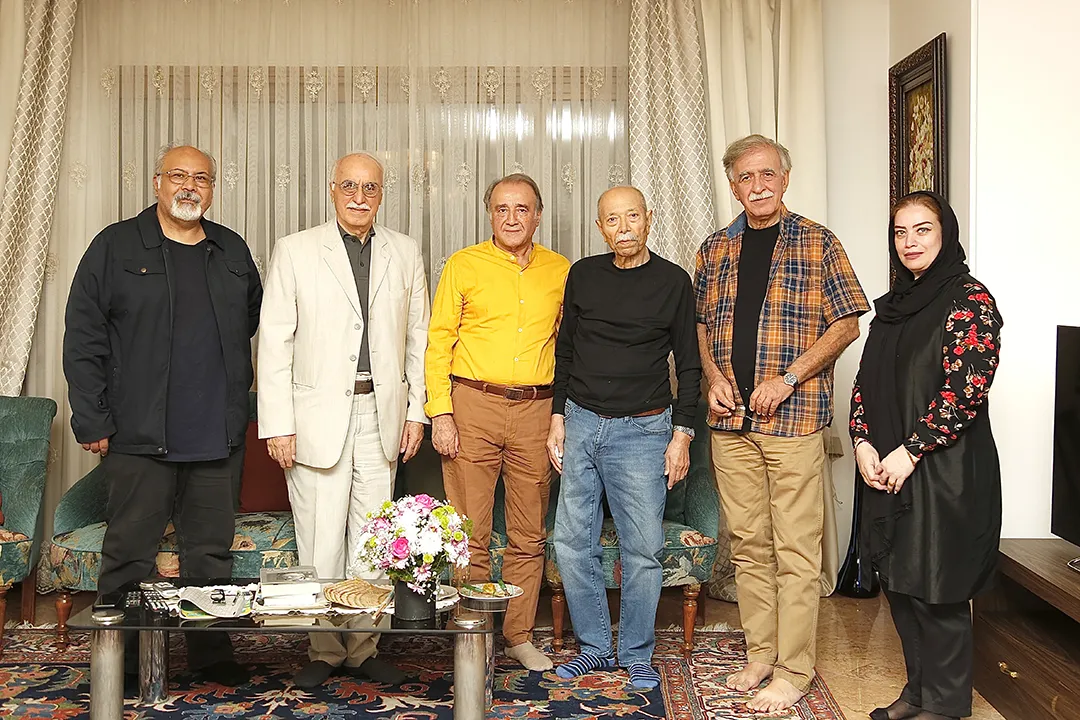 دیدار مدیران خانه سینما با علی نصیریان