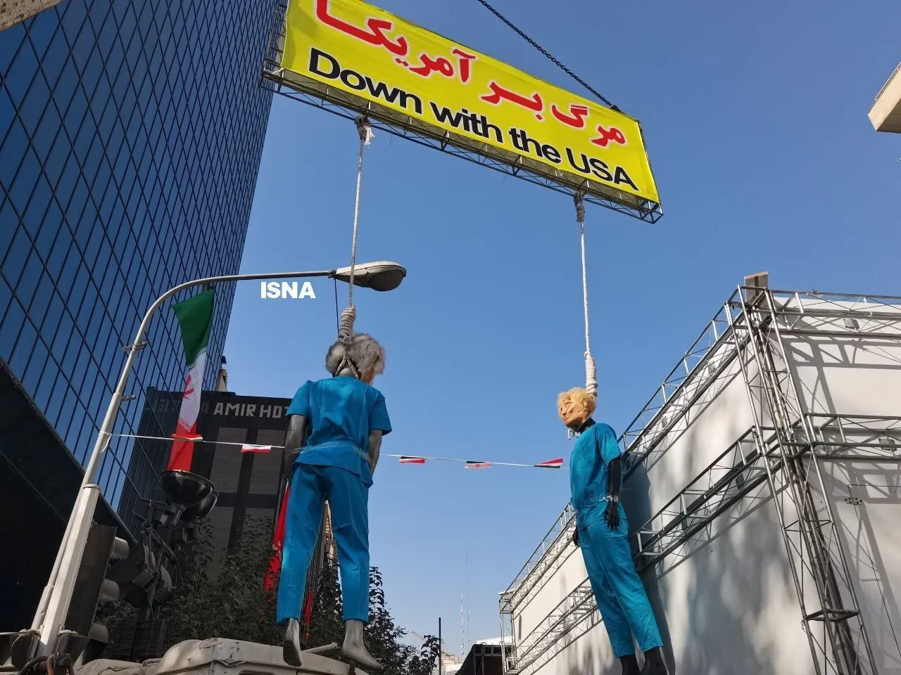 به دار آویختن ترامپ و نتنیاهو
