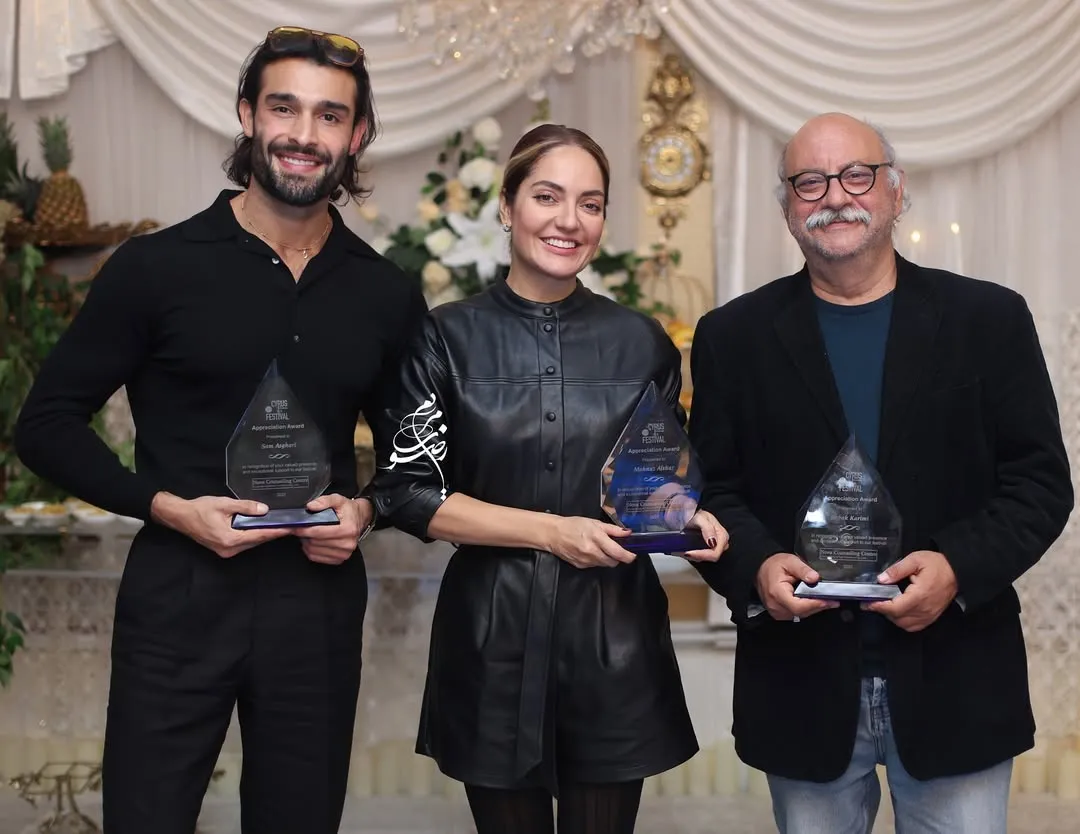 مهناز افشار. بابک کریمی و سام اصغری