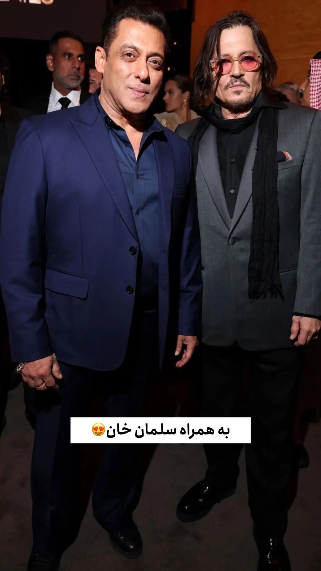 جانی دپ و سلمان خان