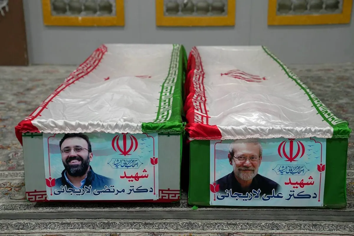 علی لاریجانی و پسرش