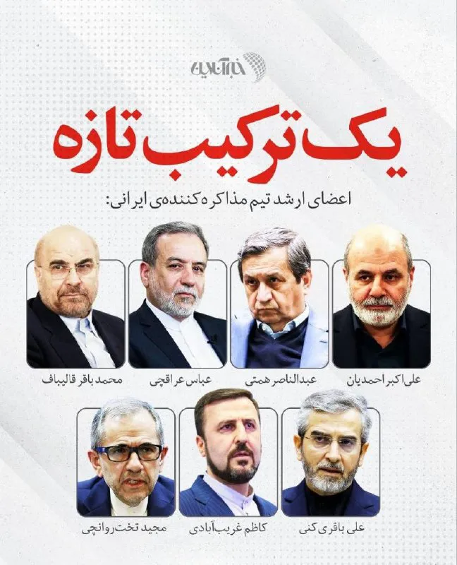 ترکیب تیم مذاکره کننده