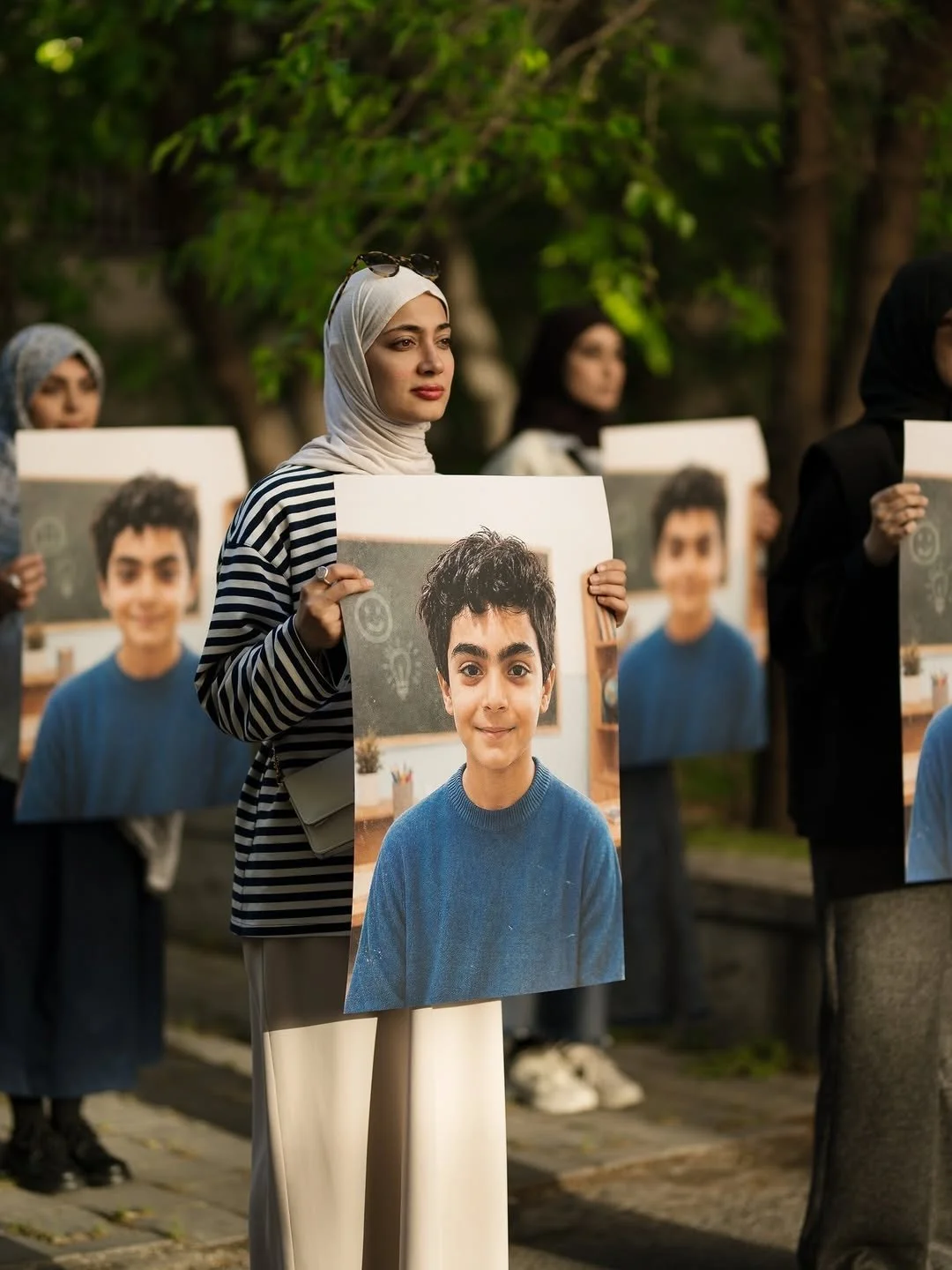 یادبود ماکان نصیری در تهران توسط دختران