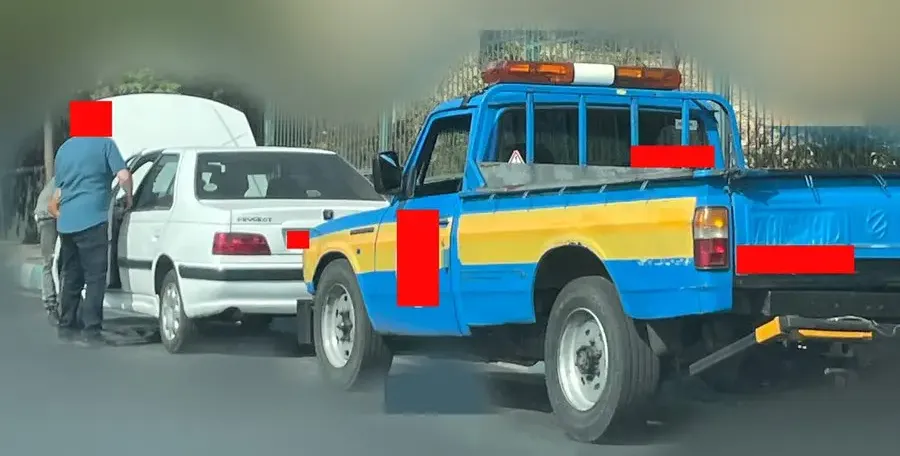 واشرزدن ده‌ها خودرو پس از بنزین زدن