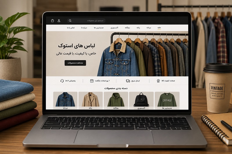 فروش آنلاین لباس استوک