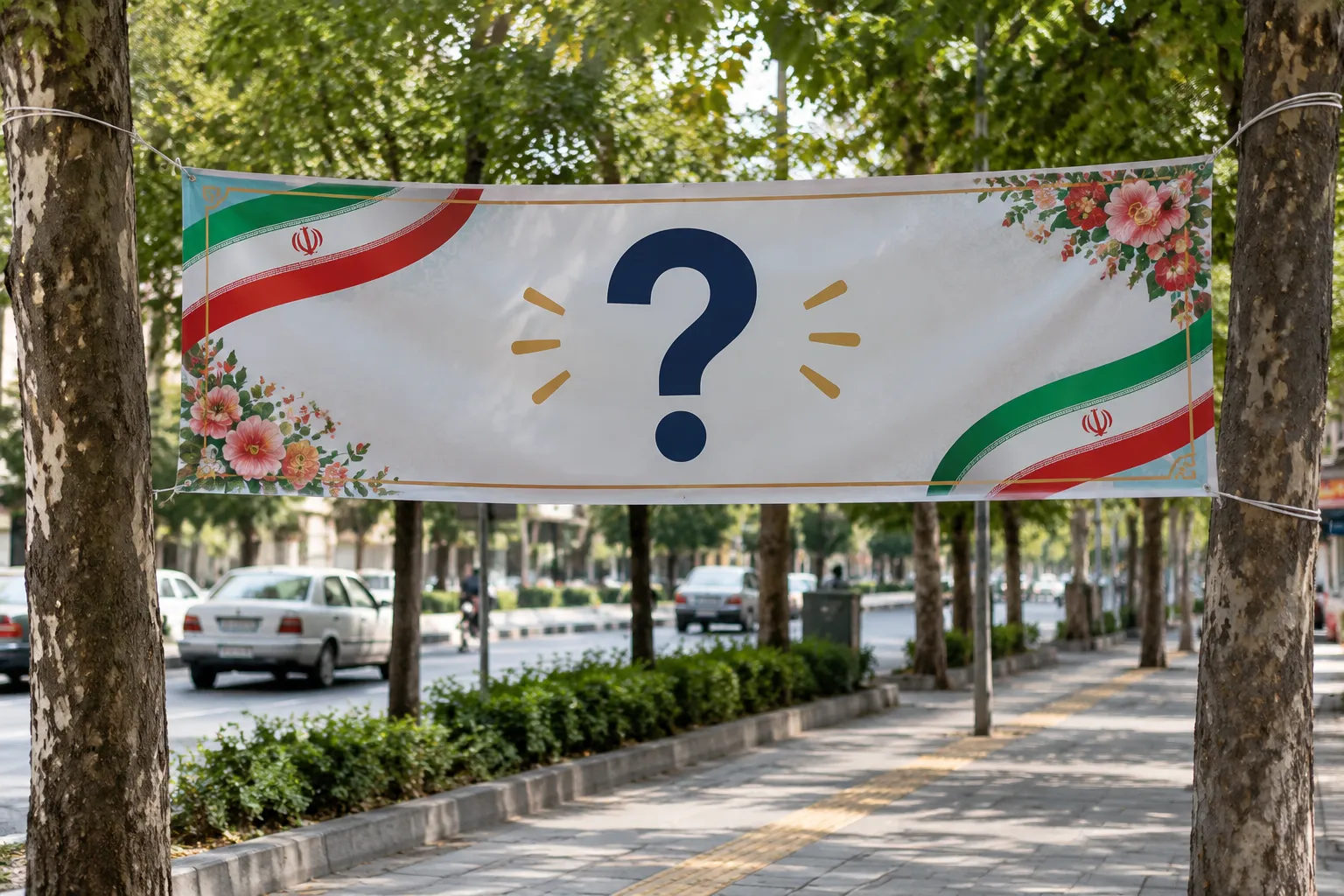 عکس/ بنر تبریک همسر یک مسئول در سطح شهر سوژه شد